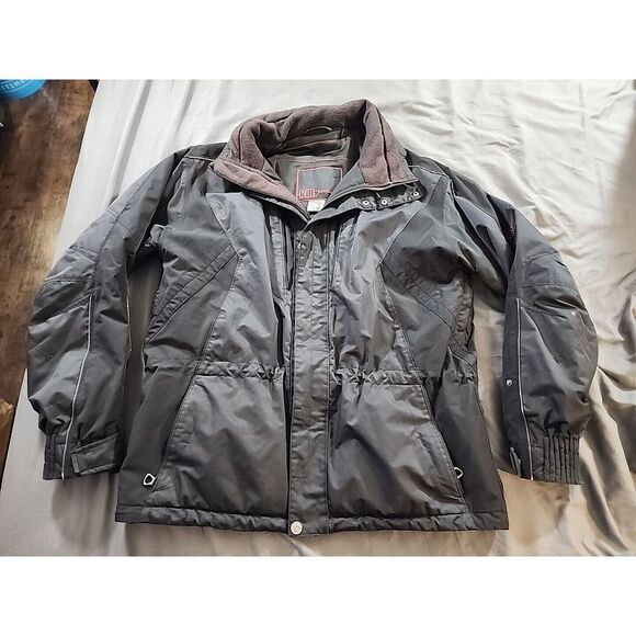 Men's KillyRecco Rescue‎ System Ski Jacket USA Sz 40 Black Snowboarding